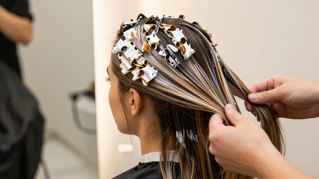 Haarfärben und Strähnentechniken