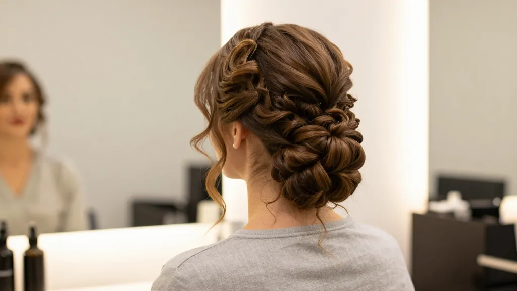 Styling und Hochsteckfrisuren